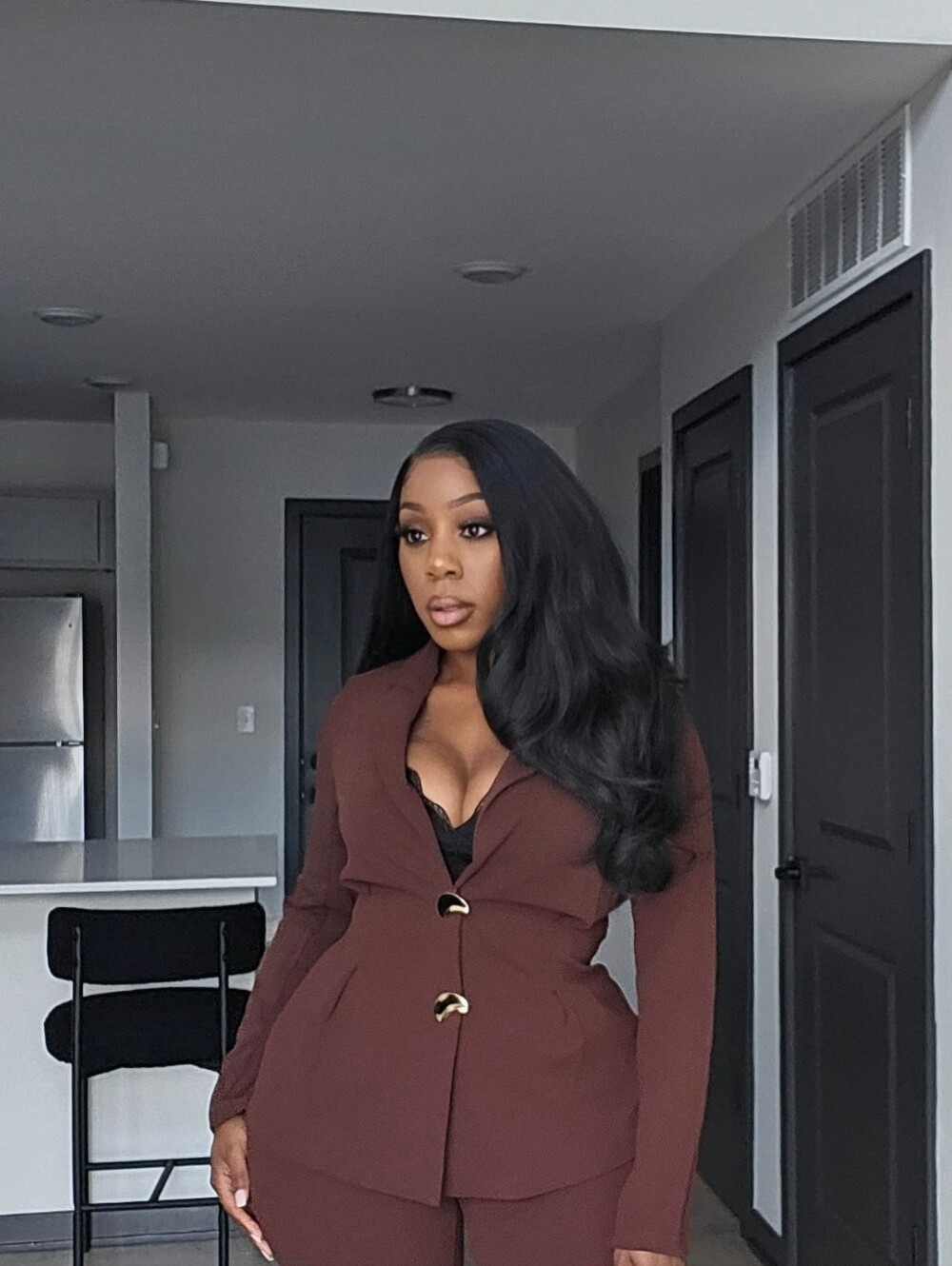 Brown Suit Jacket